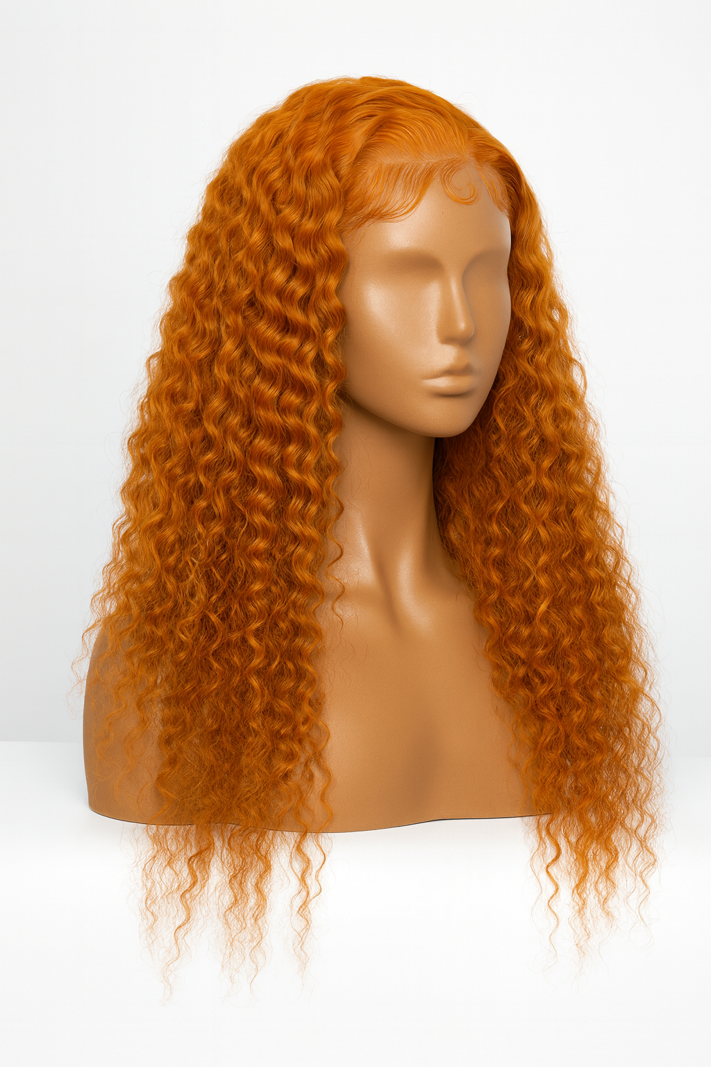 Kinky curly ginger