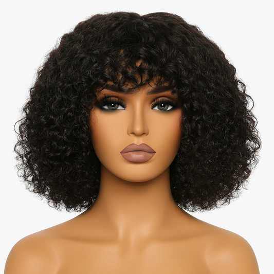Perruque afro crépus bouclés